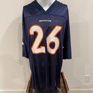 Denver Broncos #26 Portis Reebok Jersey Large